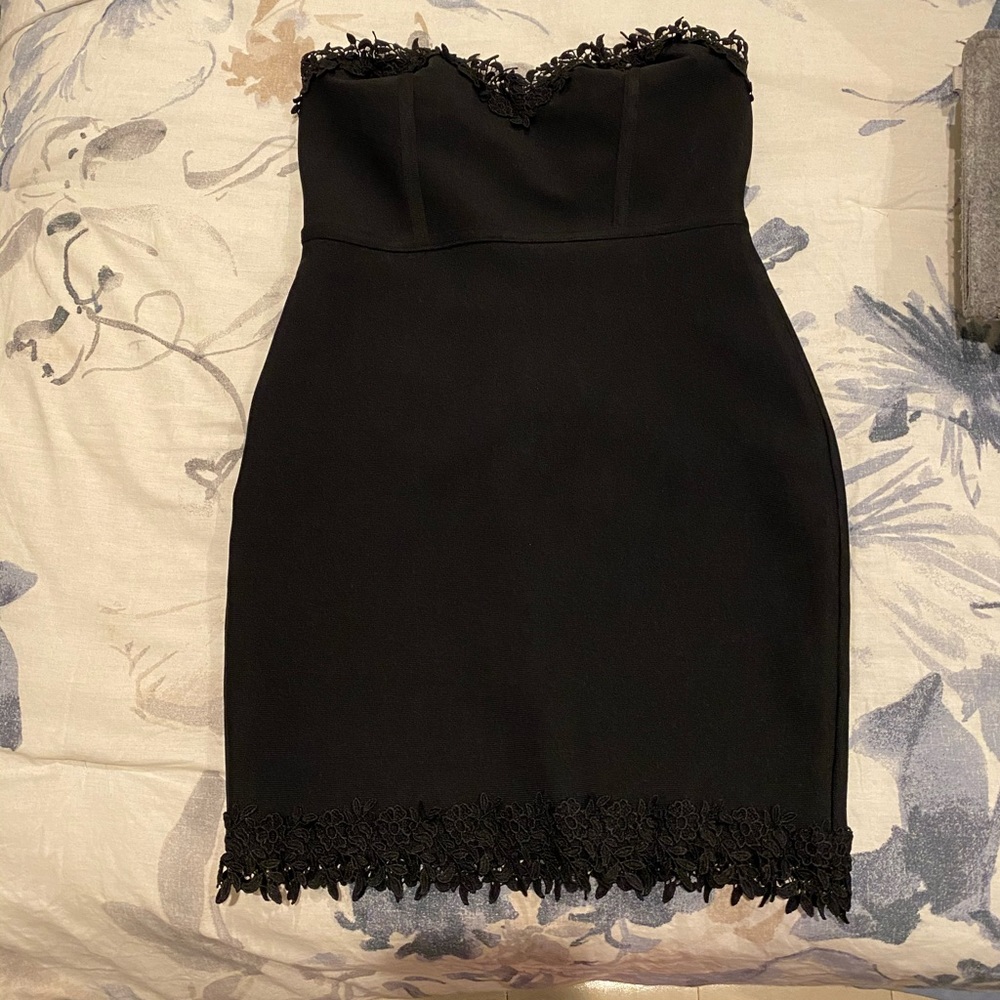 Classic black mini dress